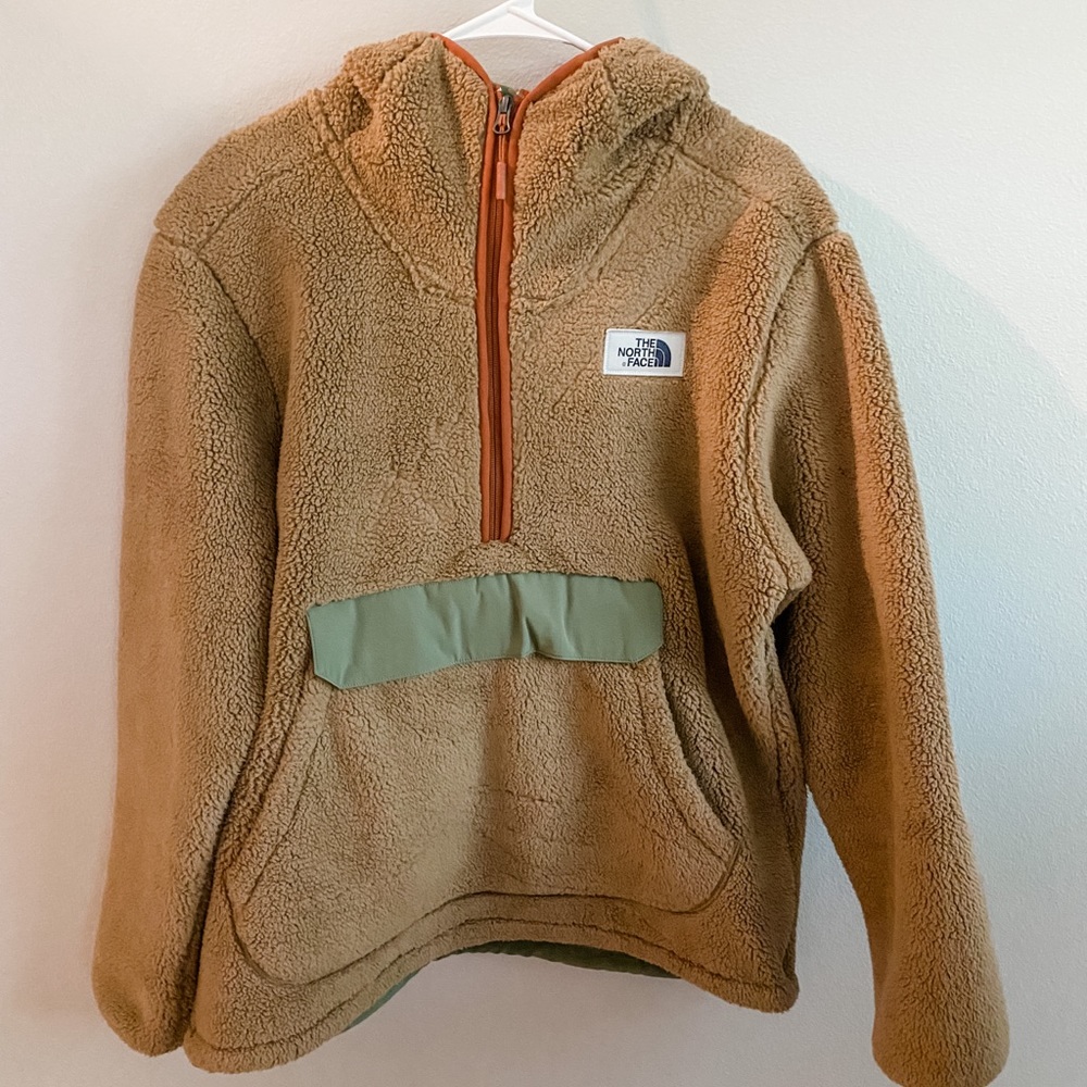Mens fleece north face jacket